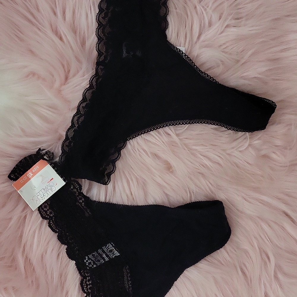 Brand New 2CT BUNDLE GILLIGAN & O'MALLEY Thong Panties-XS